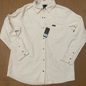 Wrangler Cream Button-Up Shirt